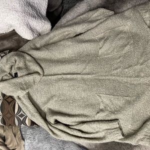 Ladies beige cowl neck sweater